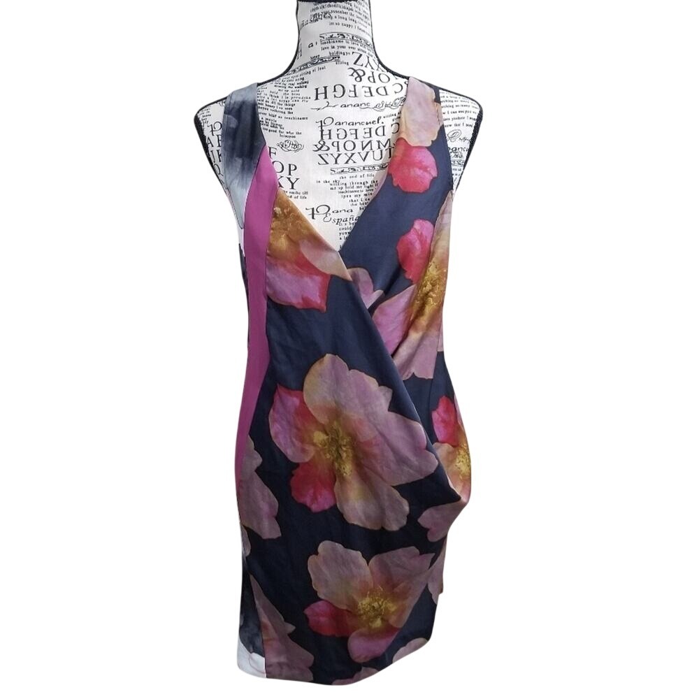 RACHEL‎ Rachel Roy watercolors dress size xs